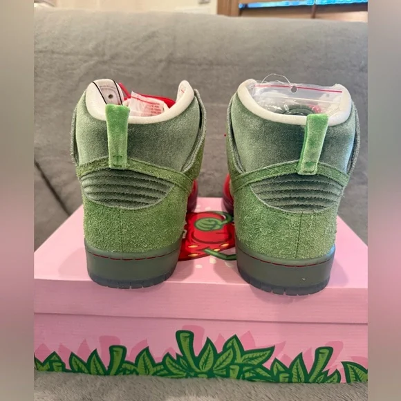Nike SB Dunk High Strawberry Cough (Special Box) CE7093-600 OG All 13M New DS - Picture 8 of 15
